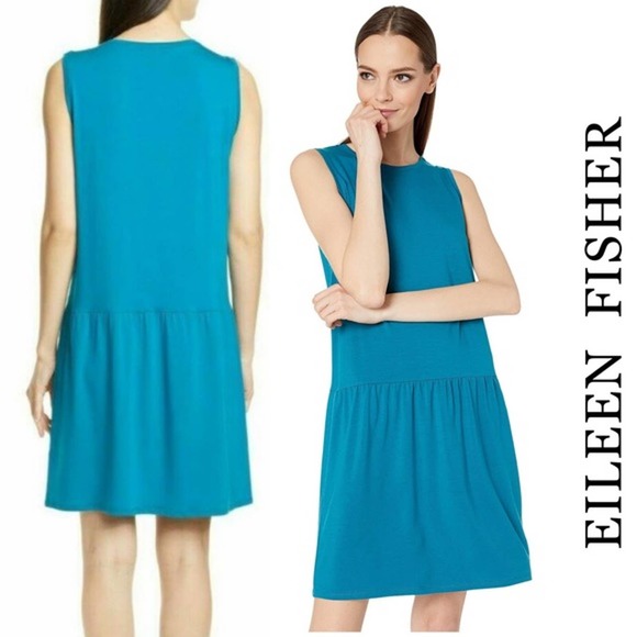 Eileen Fisher Dresses & Skirts - Eileen Fisher NWT Drop Waist Jersey Dress, Large